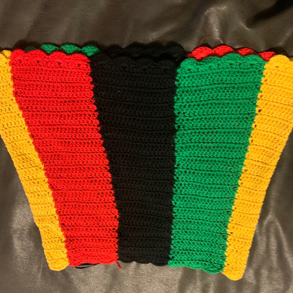 knitted colorful skit